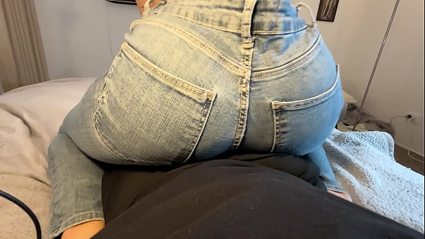 POV: Big Ass Rubbing in Jeans – Clothes On